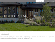 Tablet Screenshot of confortiarchitects.com